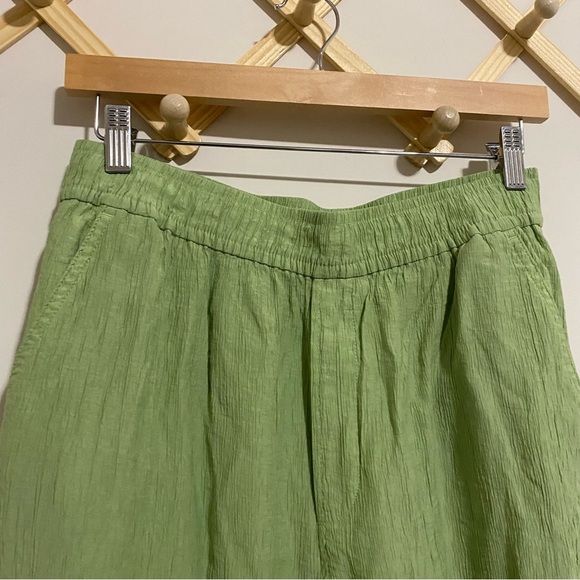 Madewell Light Green Gauzey Pants size Medium - Picture 2 of 9
